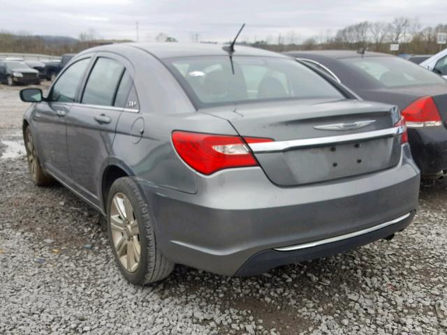 1C3CCBAB1DN763822 - 2013 CHRYSLER 200 LX GRAY photo 3