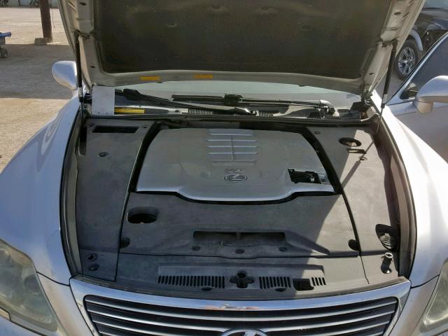 JTHGL46F295034075 - 2009 LEXUS LS 460L SILVER photo 7