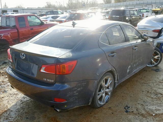 JTHBE262995023127 - 2009 LEXUS IS 350 BLACK photo 4