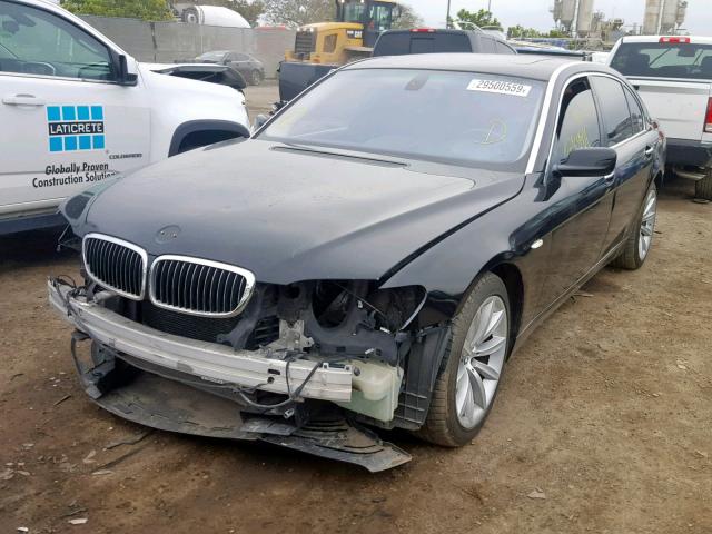 WBAHN83557DT74310 - 2007 BMW 750 BLACK photo 2