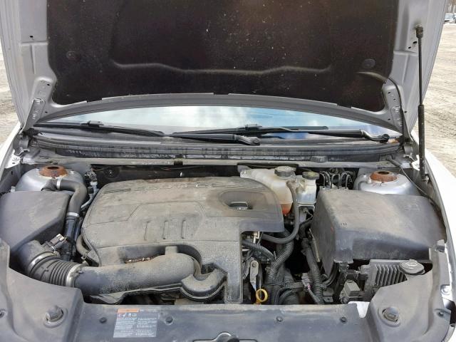 1G1ZC5EB6AF276406 - 2010 CHEVROLET MALIBU 1LT ვერცხლისფერი ფოტო 7