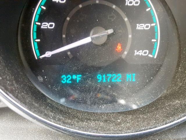 1G1ZC5EB6AF276406 - 2010 CHEVROLET MALIBU 1LT ვერცხლისფერი ფოტო 8