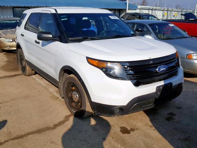 1FM5K8AR6FGC52214 - 2015 FORD EXPLORER P WHITE photo 1