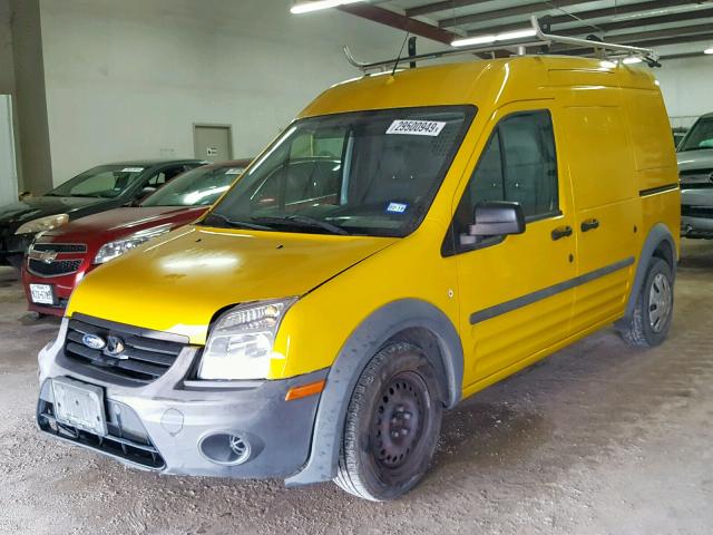 NM0LS7AN3BT053249 - 2011 FORD TRANSIT CO YELLOW photo 2