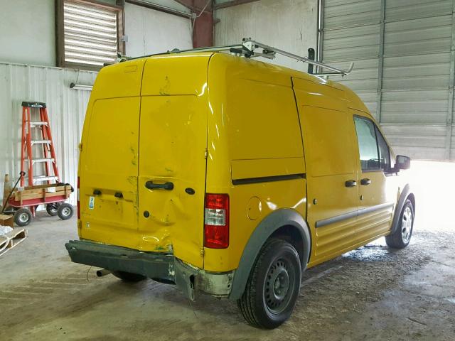 NM0LS7AN3BT053249 - 2011 FORD TRANSIT CO YELLOW photo 4