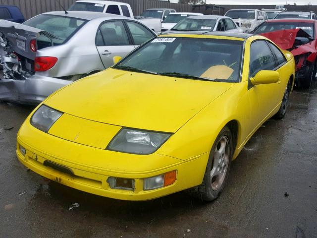 JN1RZ26A2LX011251 - 1990 NISSAN 300ZX 2+2 YELLOW photo 2