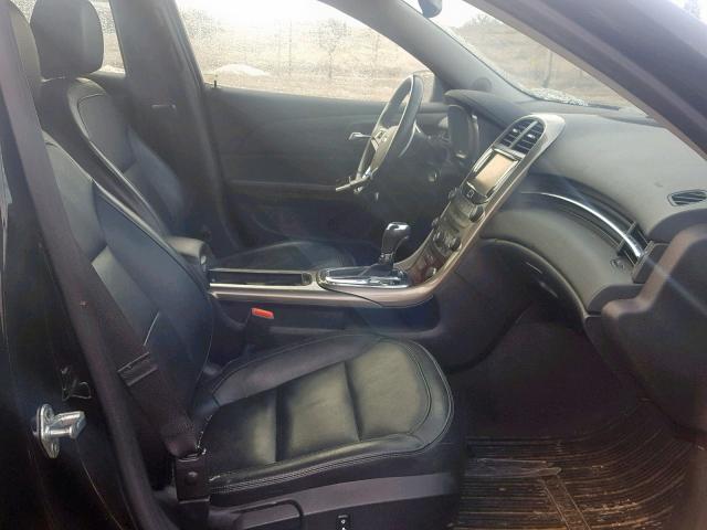 1G11G5SX2DU118839 - 2013 CHEVROLET MALIBU 3LT შავი ფოტო 5