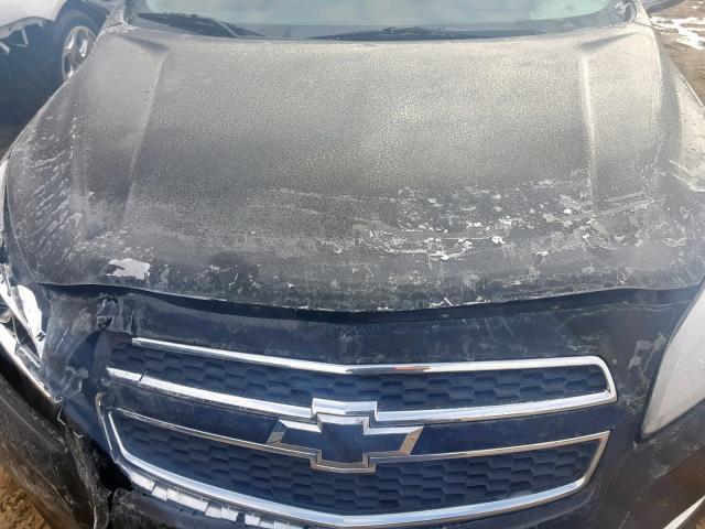 1G11G5SX2DU118839 - 2013 CHEVROLET MALIBU 3LT შავი ფოტო 7