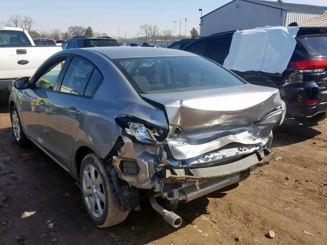 JM1BL1SF9A1315012 - 2010 MAZDA 3 I SILVER photo 3