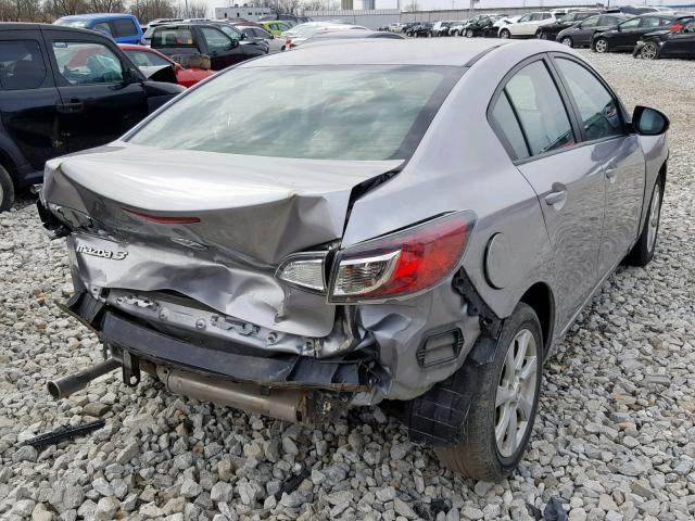 JM1BL1SF9A1315012 - 2010 MAZDA 3 I SILVER photo 4