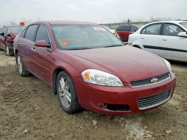 2G1WU583589234624 - 2008 CHEVROLET IMPALA LTZ MAROON photo 1