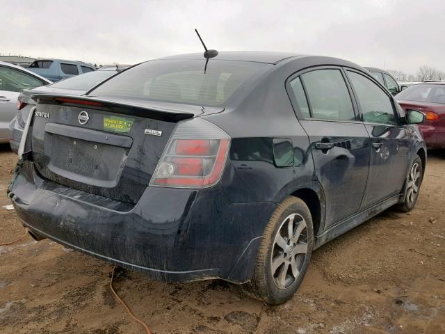 3N1AB6AP8CL668362 - 2012 NISSAN SENTRA 2.0 BLACK photo 4