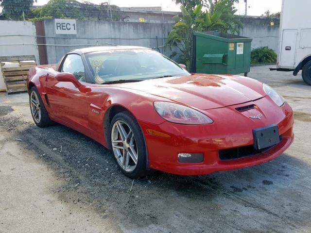 1G1YY26E975139933 - 2007 CHEVROLET CORVETTE Z RED photo 1