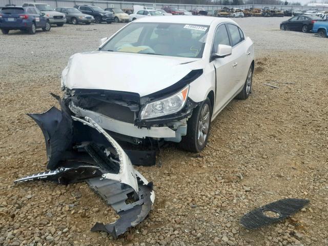 1G4GC5EG2AF300979 - 2010 BUICK LACROSSE C WHITE photo 2