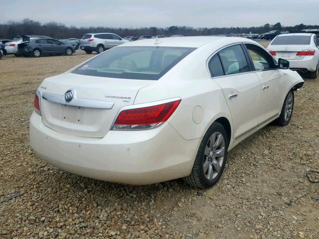 1G4GC5EG2AF300979 - 2010 BUICK LACROSSE C WHITE photo 4