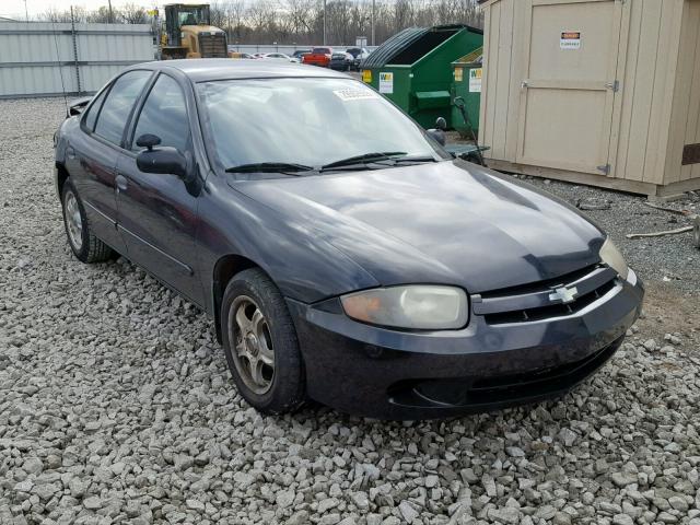 1G1JF52F957141254 - 2005 CHEVROLET CAVALIER L BLACK photo 1