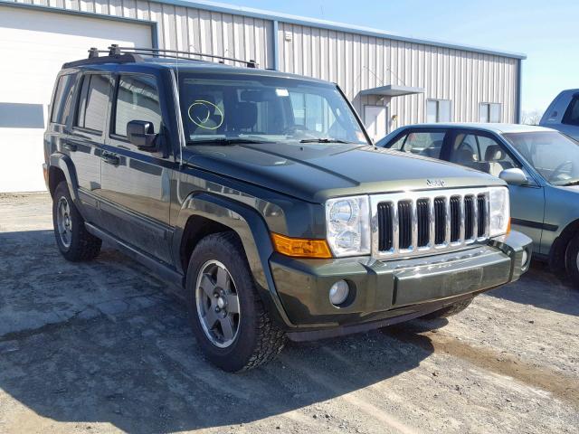 1J8HG48K87C614761 - 2007 JEEP COMMANDER GREEN photo 1