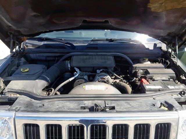 1J8HG48K87C614761 - 2007 JEEP COMMANDER GREEN photo 7