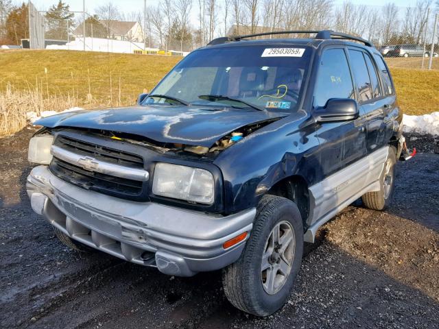 2CNBJ634026940148 - 2002 CHEVROLET TRACKER LT BLACK photo 2