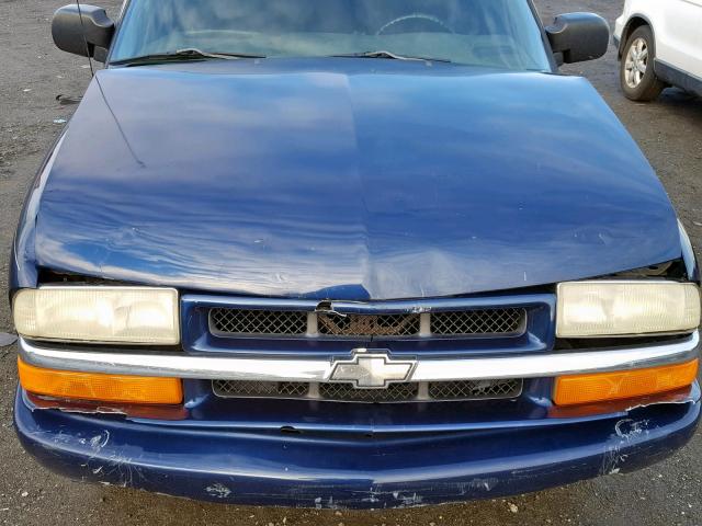 1GNCS18X13K132361 - 2003 CHEVROLET BLAZER BLUE photo 7