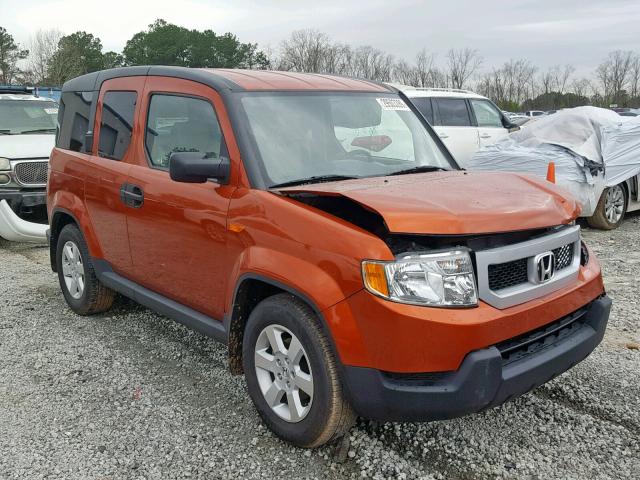 5J6YH1H75AL005501 - 2010 HONDA ELEMENT EX ORANGE photo 1