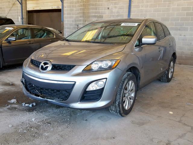 JM3ER2B59B0410287 - 2011 MAZDA CX-7 GRAY photo 2