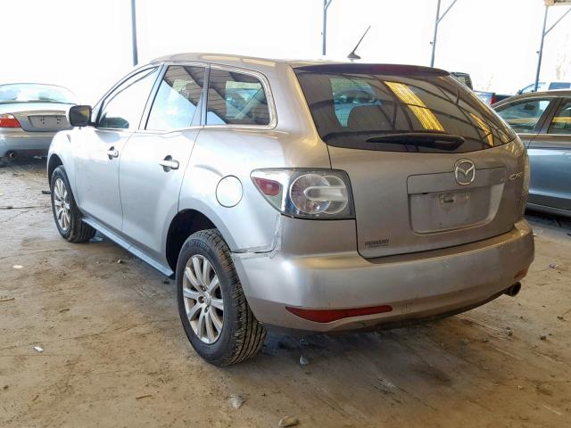 JM3ER2B59B0410287 - 2011 MAZDA CX-7 GRAY photo 3