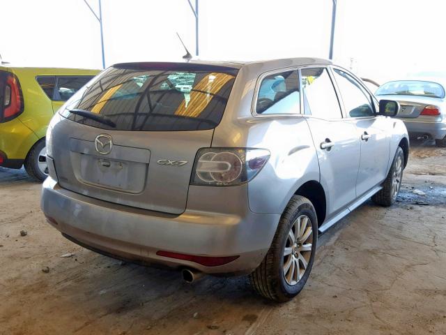 JM3ER2B59B0410287 - 2011 MAZDA CX-7 GRAY photo 4