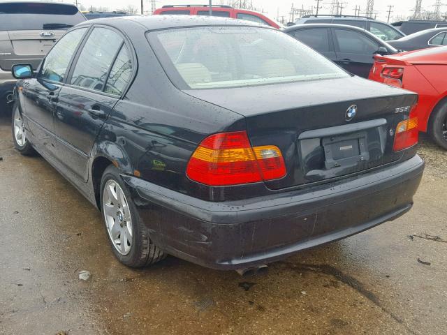 WBAET37453NJ25460 - 2003 BMW 325 I BLACK photo 3