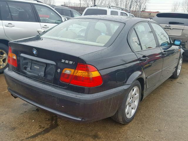 WBAET37453NJ25460 - 2003 BMW 325 I BLACK photo 4