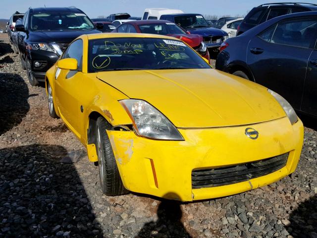 JN1AZ34E75M651419 - 2005 NISSAN 350Z COUPE YELLOW photo 1