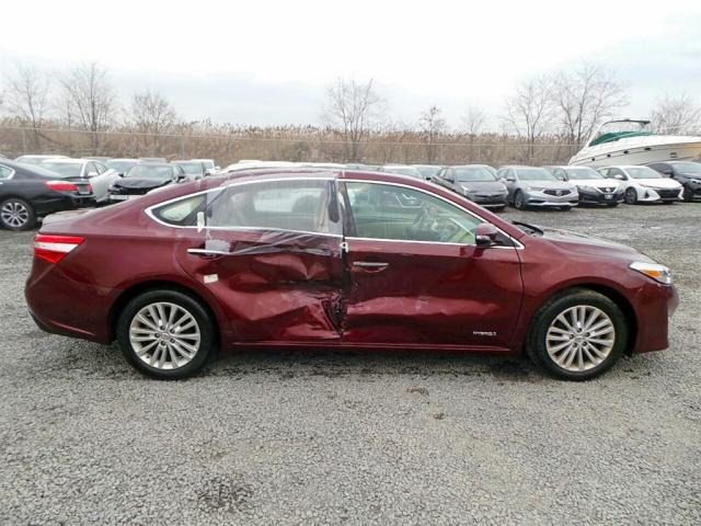 4T1BD1EB2DU013470 - 2013 TOYOTA AVALON HYB BURGUNDY photo 10