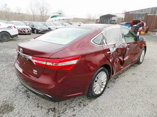 4T1BD1EB2DU013470 - 2013 TOYOTA AVALON HYB BURGUNDY photo 3