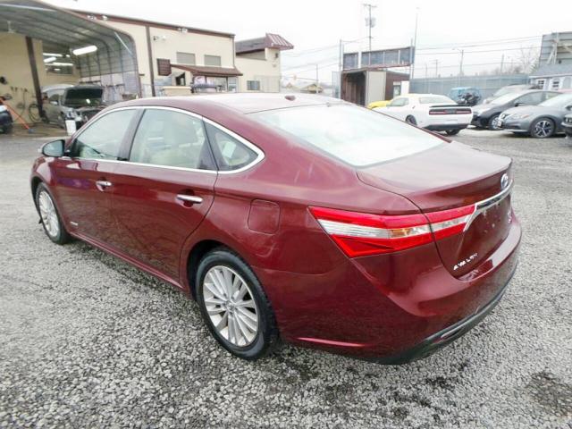 4T1BD1EB2DU013470 - 2013 TOYOTA AVALON HYB BURGUNDY photo 4