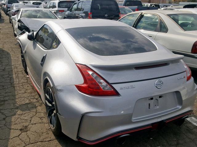 JN1AZ4EH9HM955337 - 2017 NISSAN 370Z BASE SILVER photo 3