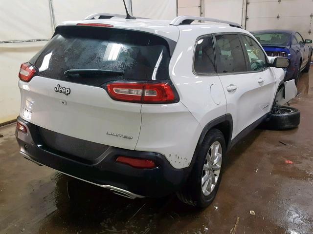 1C4PJMDS8FW693422 - 2015 JEEP CHEROKEE L WHITE photo 4