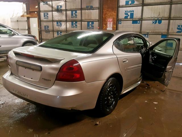 2G2WP552681107152 - 2008 PONTIAC GRAND PRIX SILVER photo 4