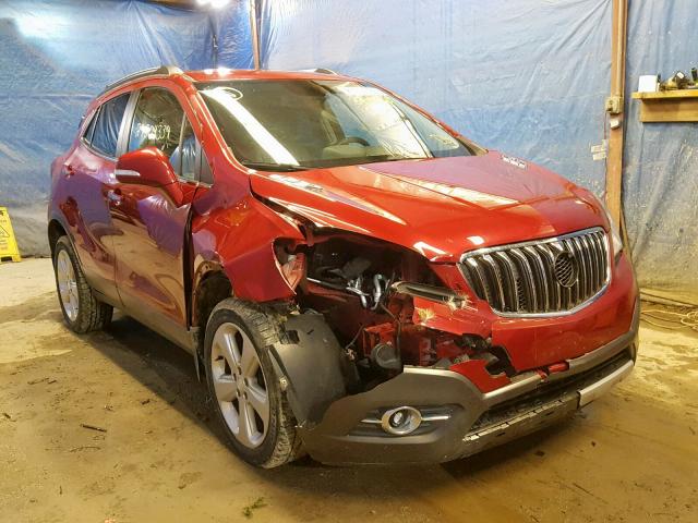 KL4CJGSB7FB090093 - 2015 BUICK ENCORE RED photo 1