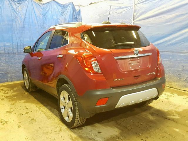 KL4CJGSB7FB090093 - 2015 BUICK ENCORE RED photo 3