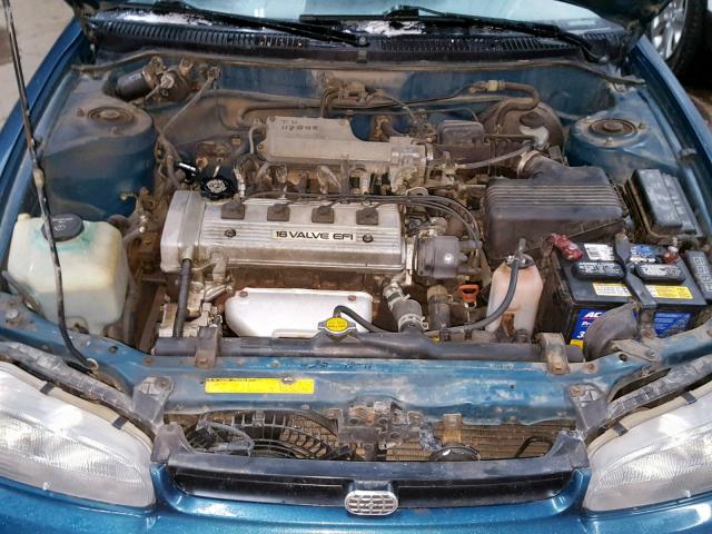 1Y1SK536XPZ002078 - 1993 GEO PRIZM BASE GREEN photo 7