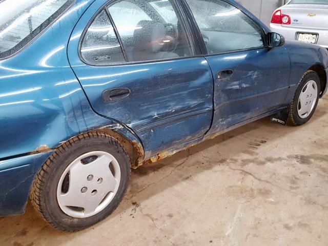 1Y1SK536XPZ002078 - 1993 GEO PRIZM BASE GREEN photo 9