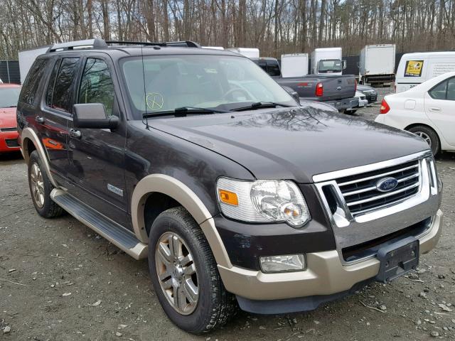 1FMEU74E47UA59169 - 2007 FORD EXPLORER E GRAY photo 1