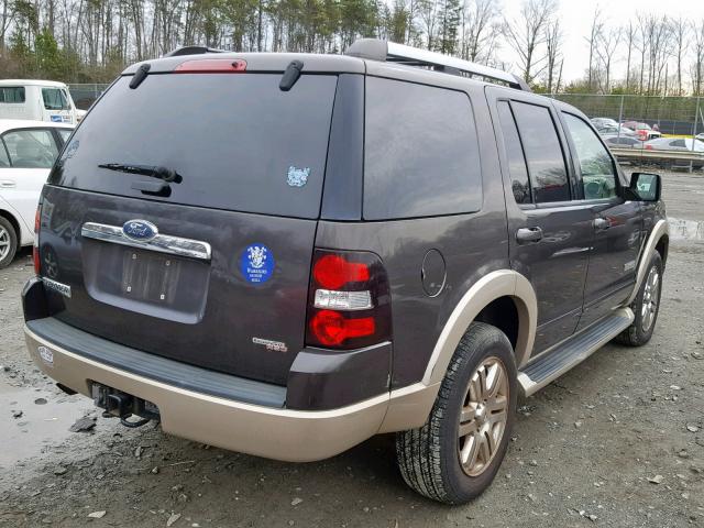 1FMEU74E47UA59169 - 2007 FORD EXPLORER E GRAY photo 4