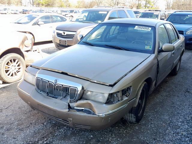 2MEFM75W7XX648871 - 1999 MERCURY GRAND MARQ TAN photo 2