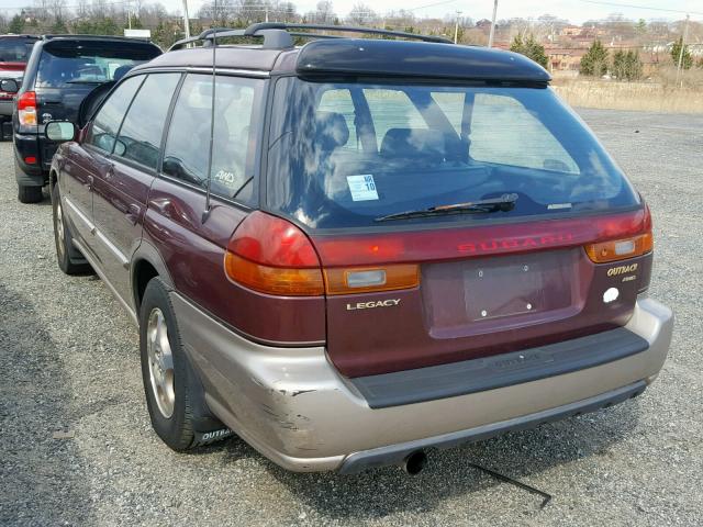 4S3BG6852X7601385 - 1999 SUBARU LEGACY OUT TWO TONE photo 3