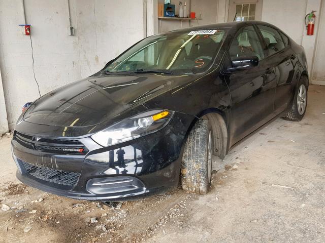 1C3CDFBB1FD221468 - 2015 DODGE DART SXT BLACK photo 2