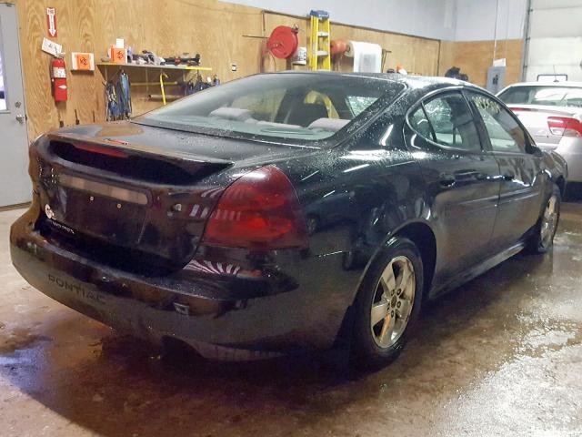 2G2WP522551282217 - 2005 PONTIAC GRAND PRIX BLACK photo 4