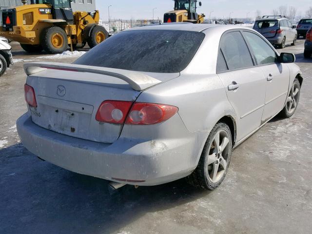 1YVHP80D445N01332 - 2004 MAZDA 6 S GRAY photo 4