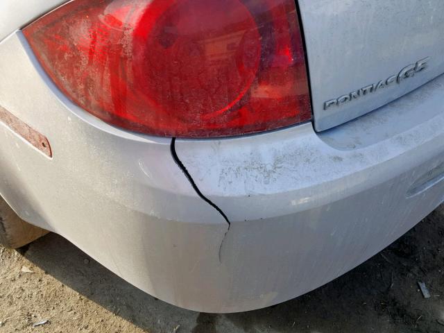1G2AL15F577121398 - 2007 PONTIAC G5 SILVER photo 9