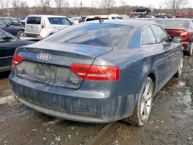 WAULFAFR4AA004150 - 2010 AUDI A5 PREMIUM BLUE photo 4